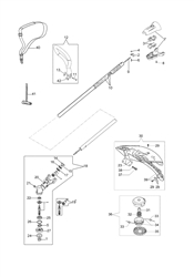 brushcutter multimate part diagram
