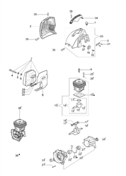 ds3800t efco-brushcutters part diagram