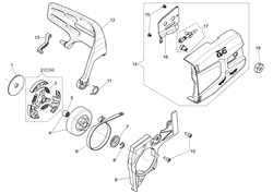 fc751364-02ca-493f-b9e2 efco-petrol-chainsaws part diagram