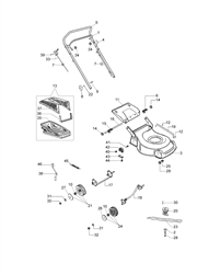 lr-44-phc-honda efco-petrol-lawnmowers part diagram