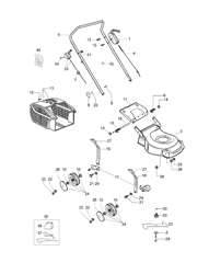 lr-48-pk-k40 efco-petrol-lawnmowers part diagram
