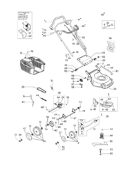 lr-48-tb-bs efco-petrol-lawnmowers part diagram