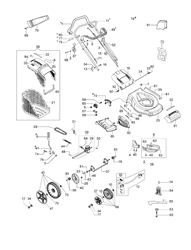 lr-48-tbr-allroad efco-petrol-lawnmowers part diagram