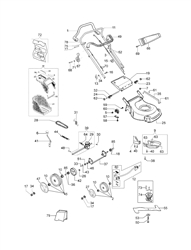 lr-48-th-mulch efco-petrol-lawnmowers part diagram