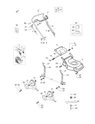 lr-53-pbx-comfort-1 efco-petrol-lawnmowers part diagram
