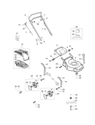 lr-53-pk-k700 efco-petrol-lawnmowers part diagram