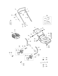 lr-53-pk-k700 efco-petrol-lawnmowers part diagram