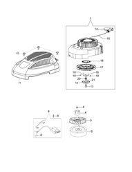 lr-53-pk-k700 efco-petrol-lawnmowers part diagram