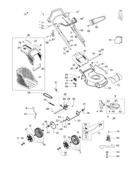 lr-53-tbx-comfort-1 efco-petrol-lawnmowers part diagram
