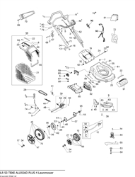 lr-53-tbxe-allroad efco-petrol-lawnmowers part diagram