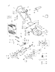 lr-53-th-190 efco-petrol-lawnmowers part diagram