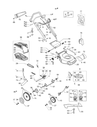lr-53-thx-allroad efco-petrol-lawnmowers part diagram