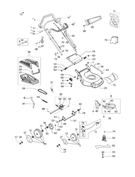 lr-53-thx-comfort efco-petrol-lawnmowers part diagram