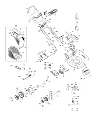 lr-53-tk-allroad-1 efco-petrol-lawnmowers part diagram