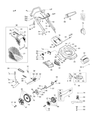 lr-53-tk-allroad-2 efco-petrol-lawnmowers part diagram