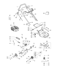 lr-53-tk-comfort efco-petrol-lawnmowers part diagram