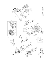 lr-53-vbd-allroad efco-petrol-lawnmowers part diagram