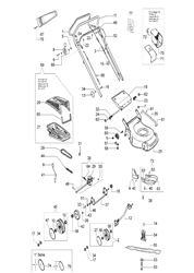lr53tbx efco-petrol-lawnmowers part diagram