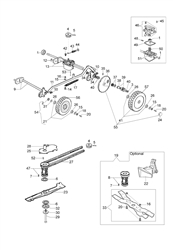 mr-55-tbd-b efco-petrol-lawnmowers part diagram
