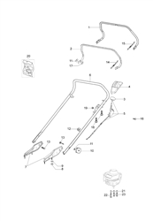 mr-55-tbd-b efco-petrol-lawnmowers part diagram