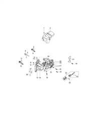 mt3500 efco-petrol-chainsaws part diagram