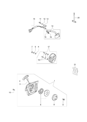 mt3700 efco-petrol-chainsaws part diagram