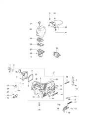 mt3700 efco-petrol-chainsaws part diagram