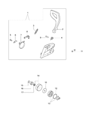 mt3700 efco-petrol-chainsaws part diagram