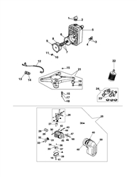 pa1030 efco-water-pumps part diagram