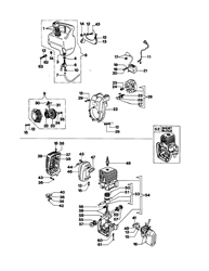 pa1030 efco-water-pumps part diagram