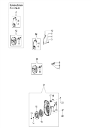 pa1050 efco-water-pumps part diagram
