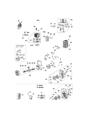 pc1050 efco-water-pumps part diagram