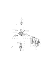 pc1050 efco-water-pumps part diagram