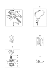 stark-2500s efco-brushcutters part diagram