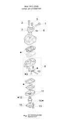 stark-25ic efco-brushcutters part diagram