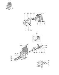 stark-25ic efco-brushcutters part diagram