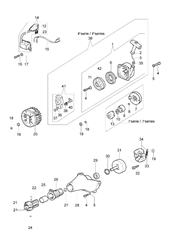 stark-3800t efco-brushcutters part diagram