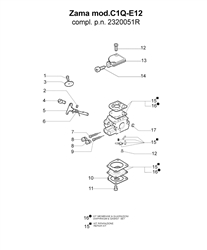 stark-42 efco-brushcutters part diagram