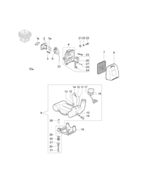 stark-42 efco-brushcutters part diagram