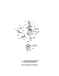 tr1540 efco-augers part diagram
