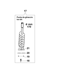 tr1540 efco-augers part diagram