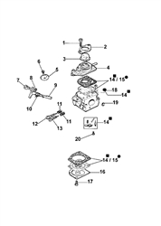 tr1551 efco-augers part diagram