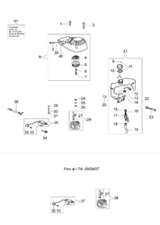 tr1551 efco-augers part diagram