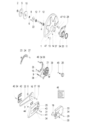 tt163 efco-consaws part diagram