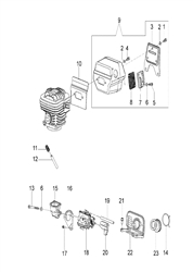 tt163 efco-consaws part diagram