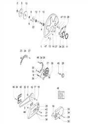 tt163 efco-consaws part diagram