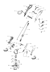 flymo-contour-500-xt trimmers-edgers part diagram