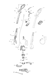 flymo-contour-cordless-xt trimmers-edgers part diagram
