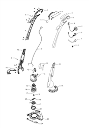 flymo-contour-xt trimmers-edgers part diagram