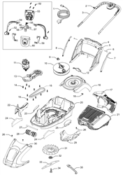glide-master-380 flymo-hover-mowers part diagram